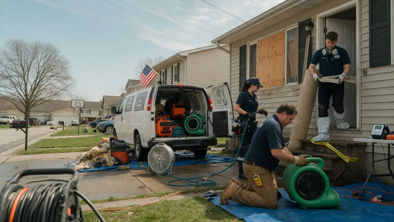 Water Damage Restoration in North Prairie, WI near me